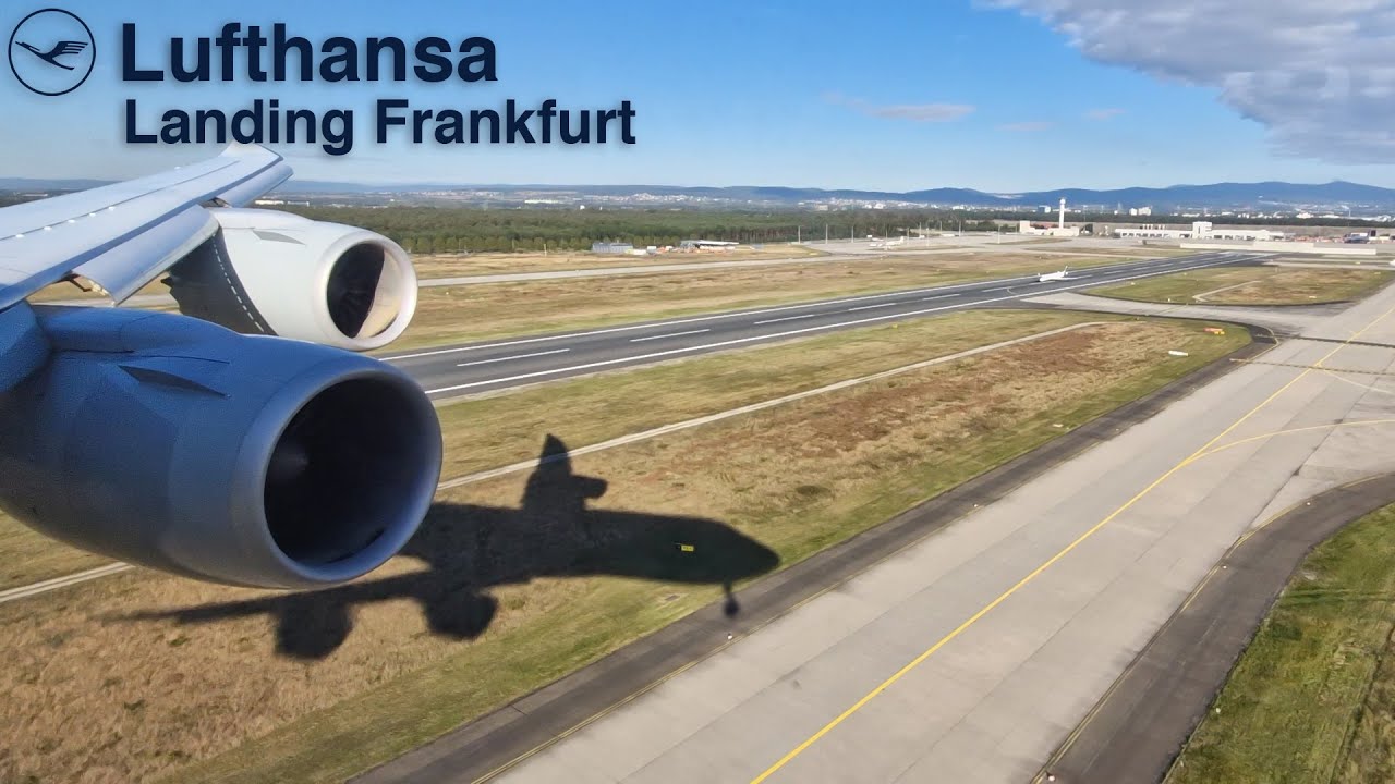 Lufthansa Boeing 747-8 ✈ Landing Frankfurt | ENGINE VIEW