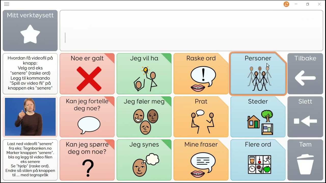 Voco Chat med  tegn