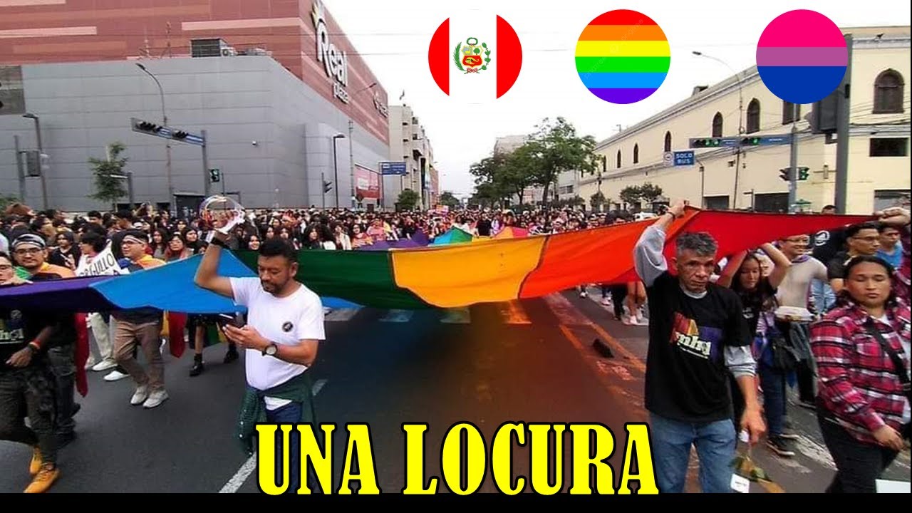 MARCHA POR EL DIA DEL ORGULLO LGBTQ LGBT EN LIMA PERU | PRIDE 2023 GAY