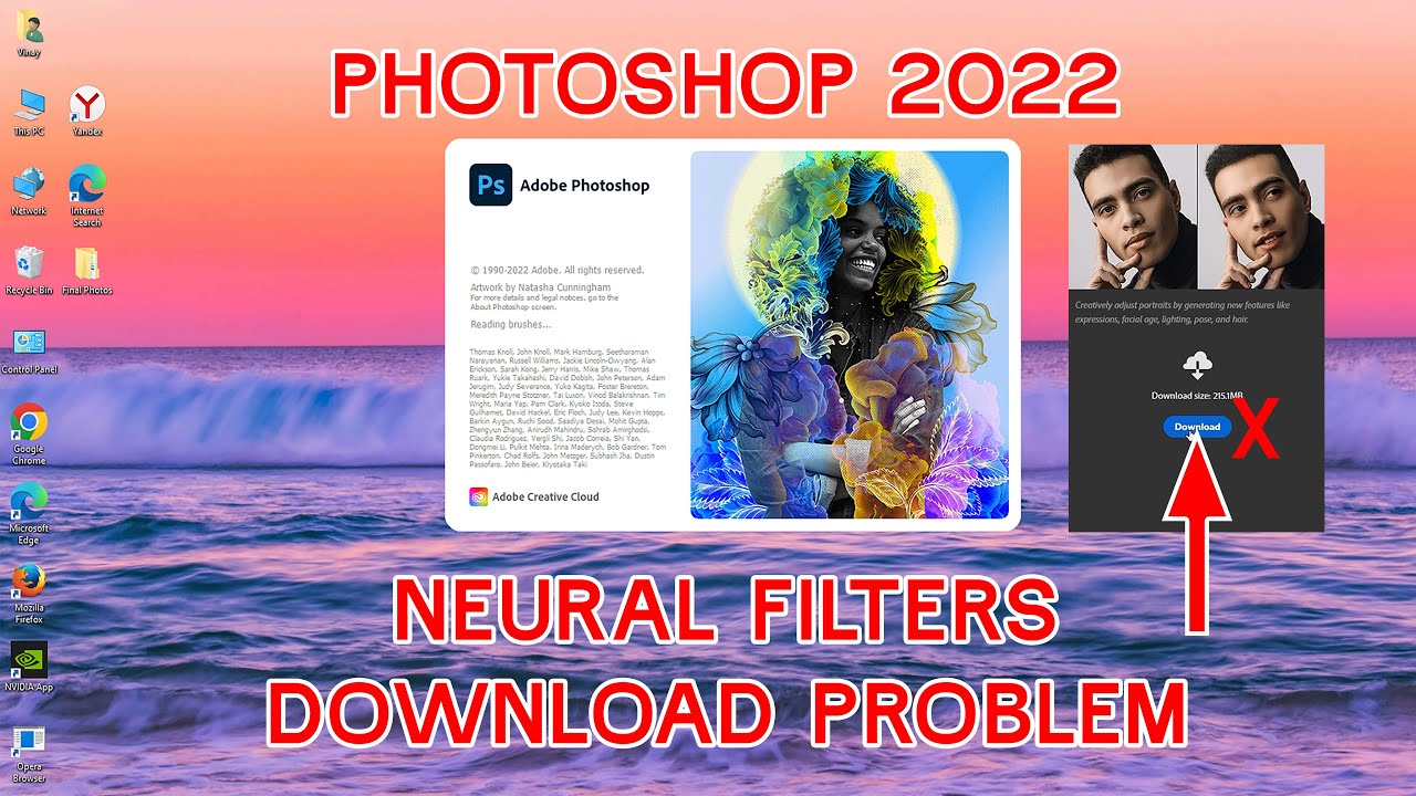 Photoshop 2022 Neural Filters Not Downloading Fix | 100% Problem Solved