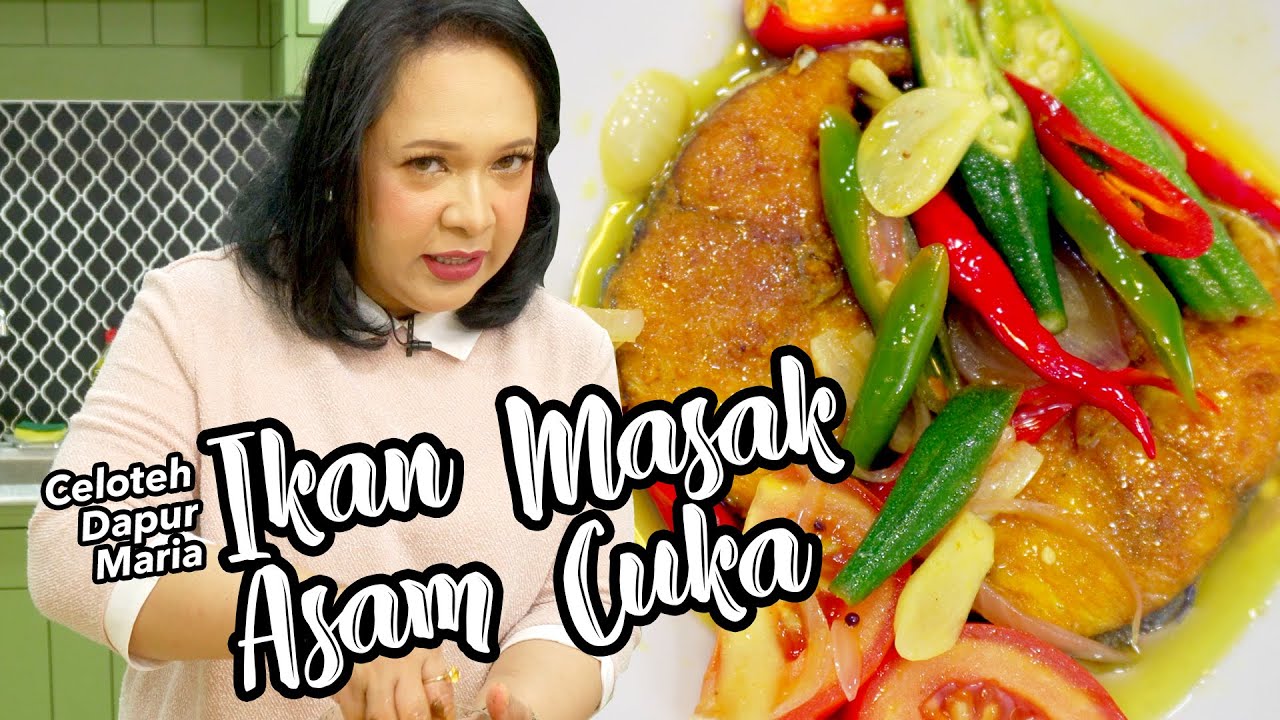 Resepi Ikan Tenggiri Masak Asam Cuka • Celoteh Dapur Maria