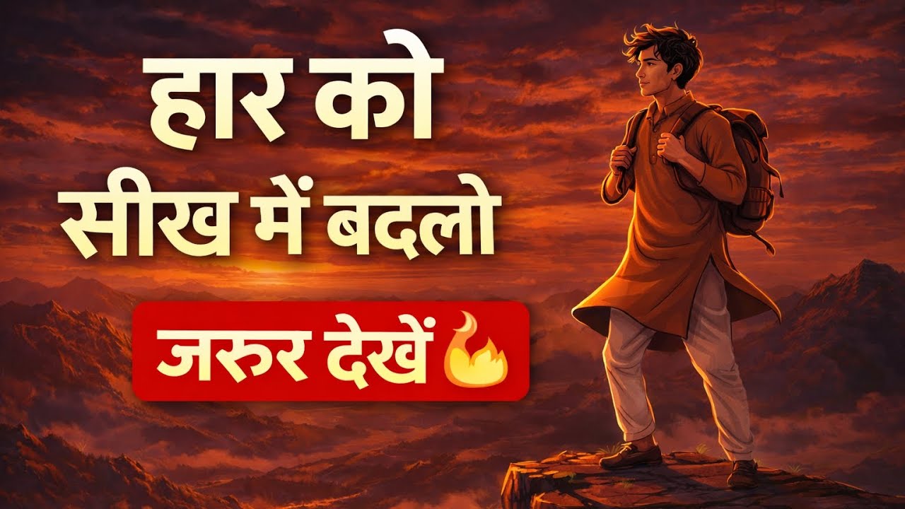 हार को सीख में बदलो | असफलता से सफलता तक | motivational video