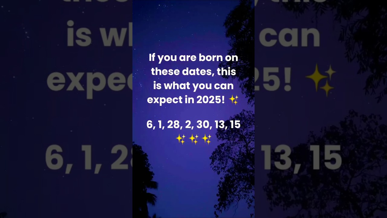 WHAT YOU CAN EXPECT IN 2025! NUMEROLOGY FORECAST ✨ #shorts #numerology #horoscope