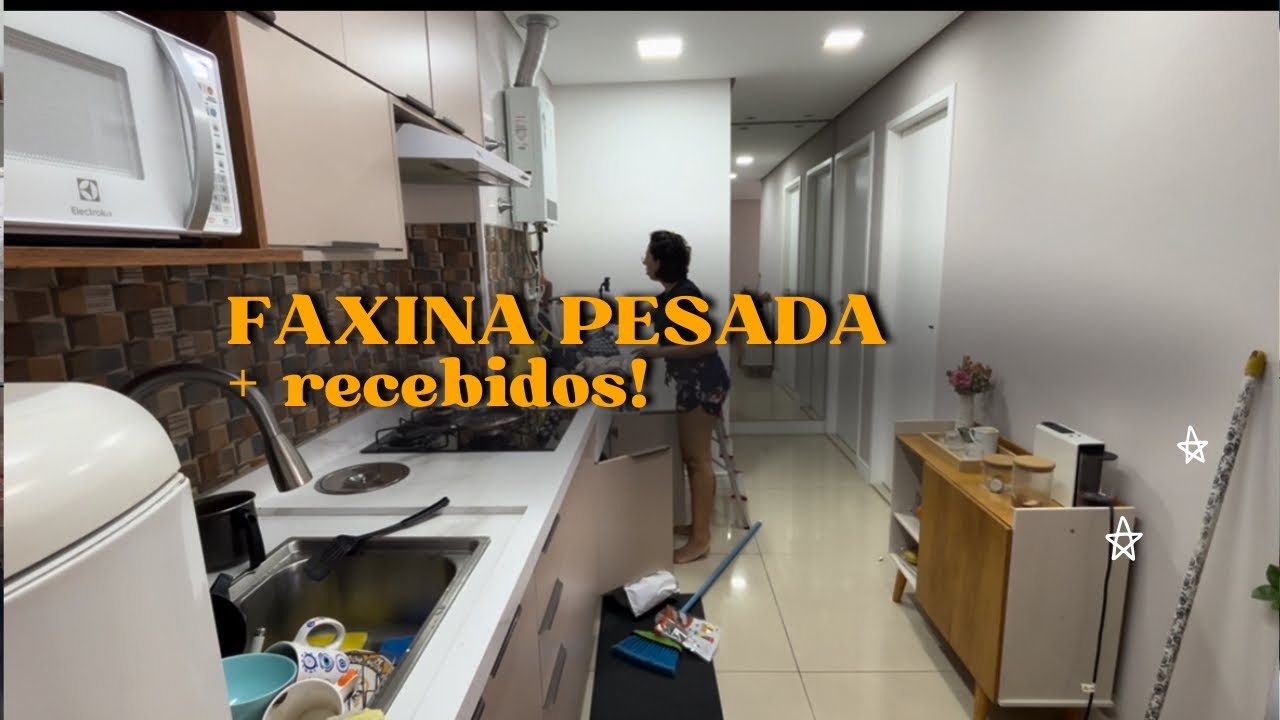 FAXINA PESADA depois de dias sem limpar a casa 😱🧹 