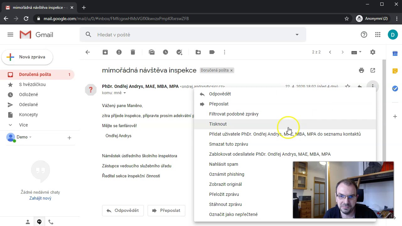 Bezpečnost: pozor na podvodné e-maily (a návod na falšování)
