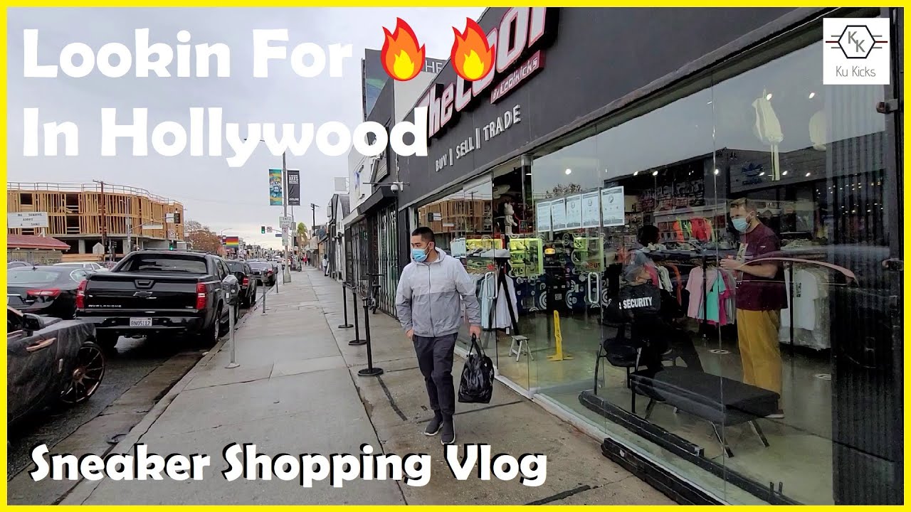 Lookin For 🔥🔥 In Hollywood... Melrose Ave [Sneaker Shopping Vlog]