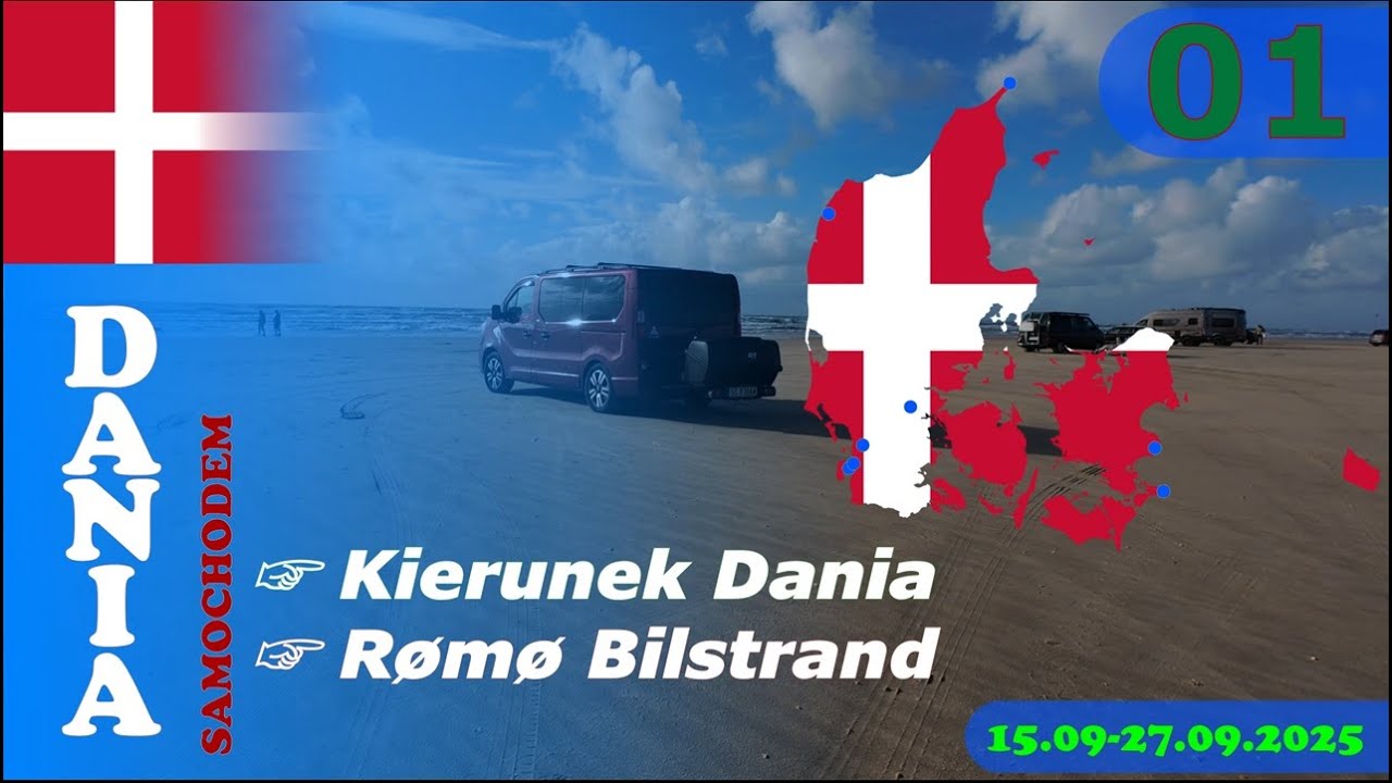 01 Dania 2025 - Wjechaliśmy samochodem na środek morza! 🌊