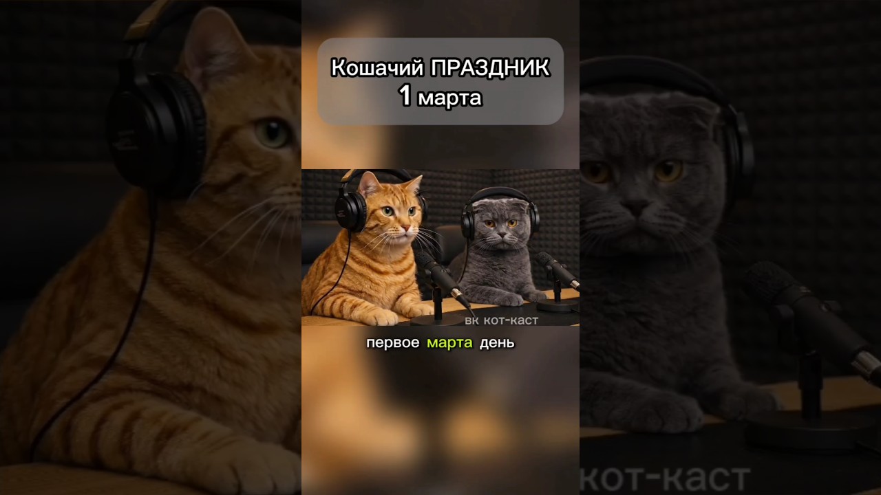 1 МАРТА &mdash; День кошек. Поздравляем&hellip; себя 😼 #денькошек #1марта #сегодня #праздник #коты #юмор #приколы
