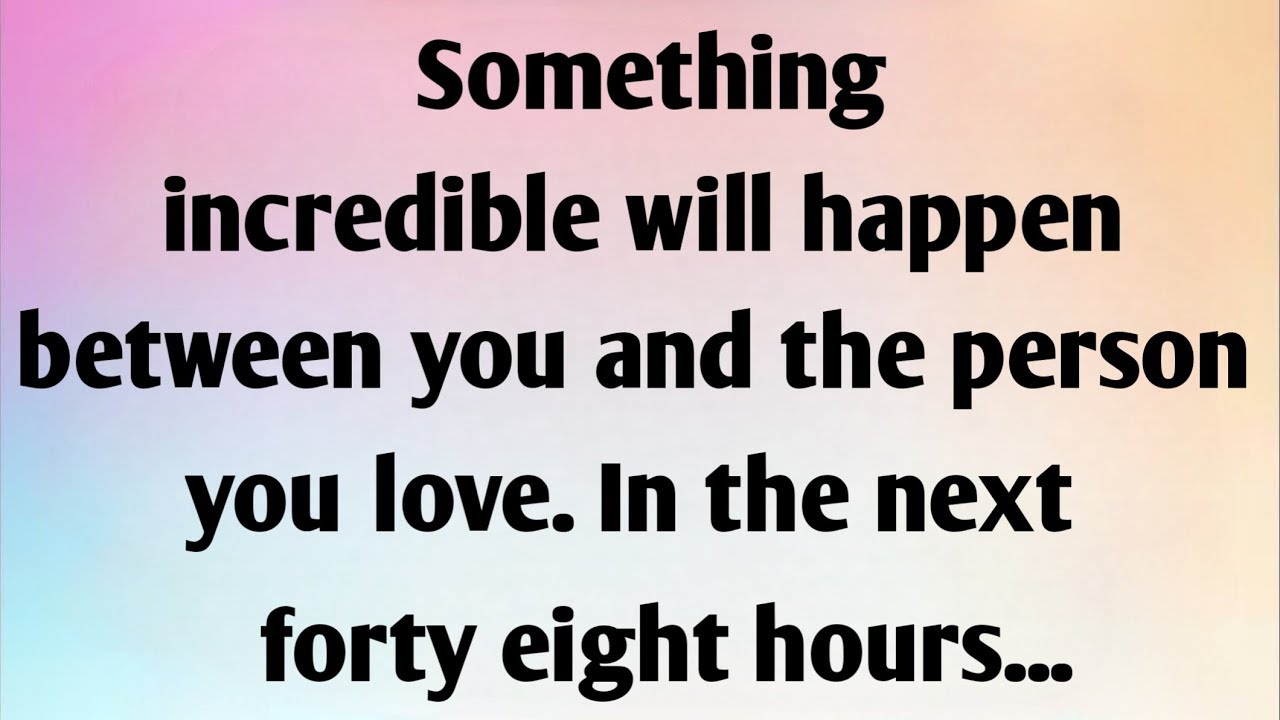 SOMETHING INCREDIBLE WILL HAPPEN BETWEEN...