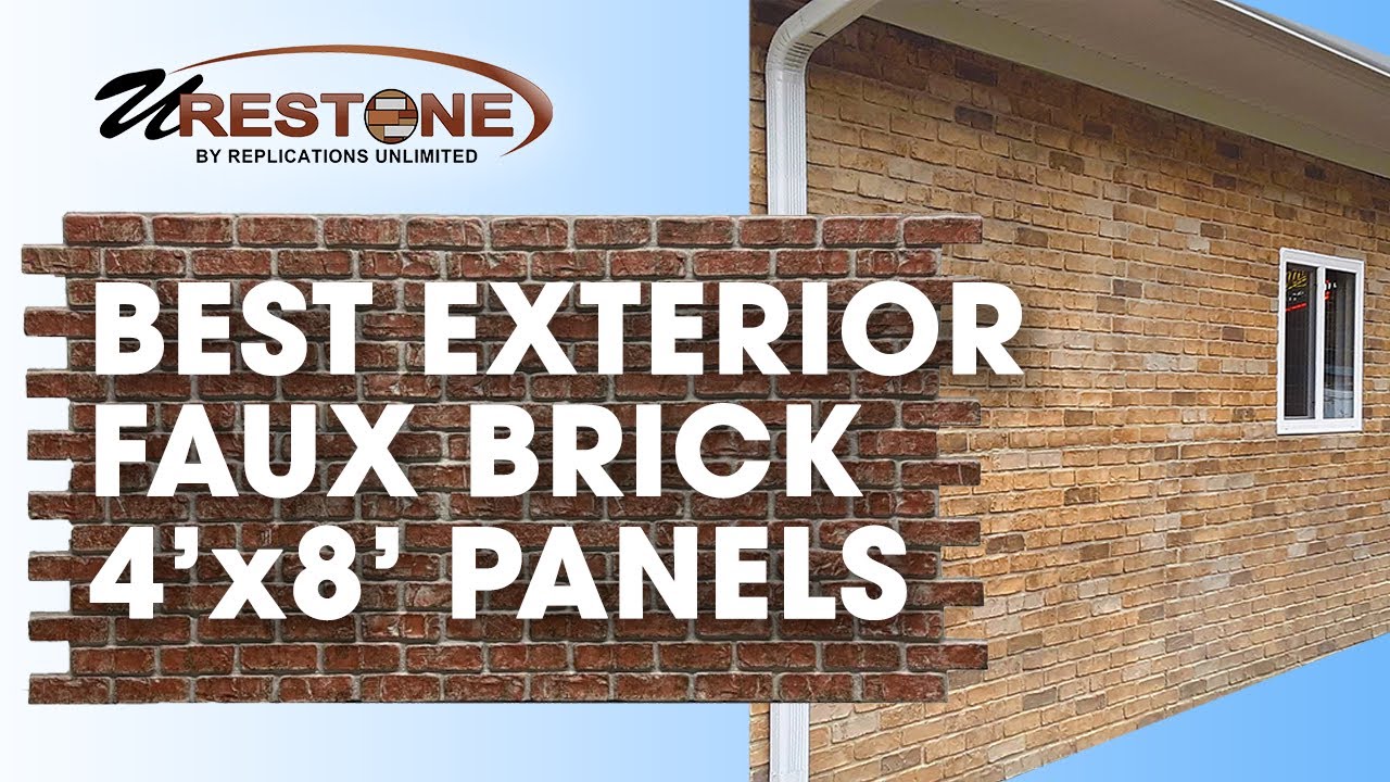 Best Exterior Faux Brick Panels - Urestone Faux Brick Panels
