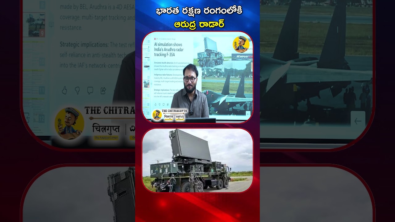 DRDO's Arudhra Radar SHOCKS the World | Can It Track America's F-35?