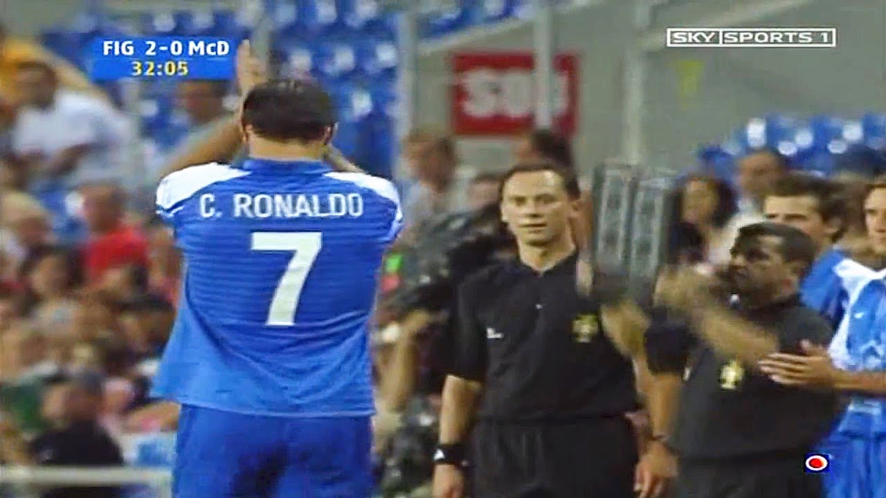 Cristiano Ronaldo vs Figo's XI All Stars (Charity Match) 2005