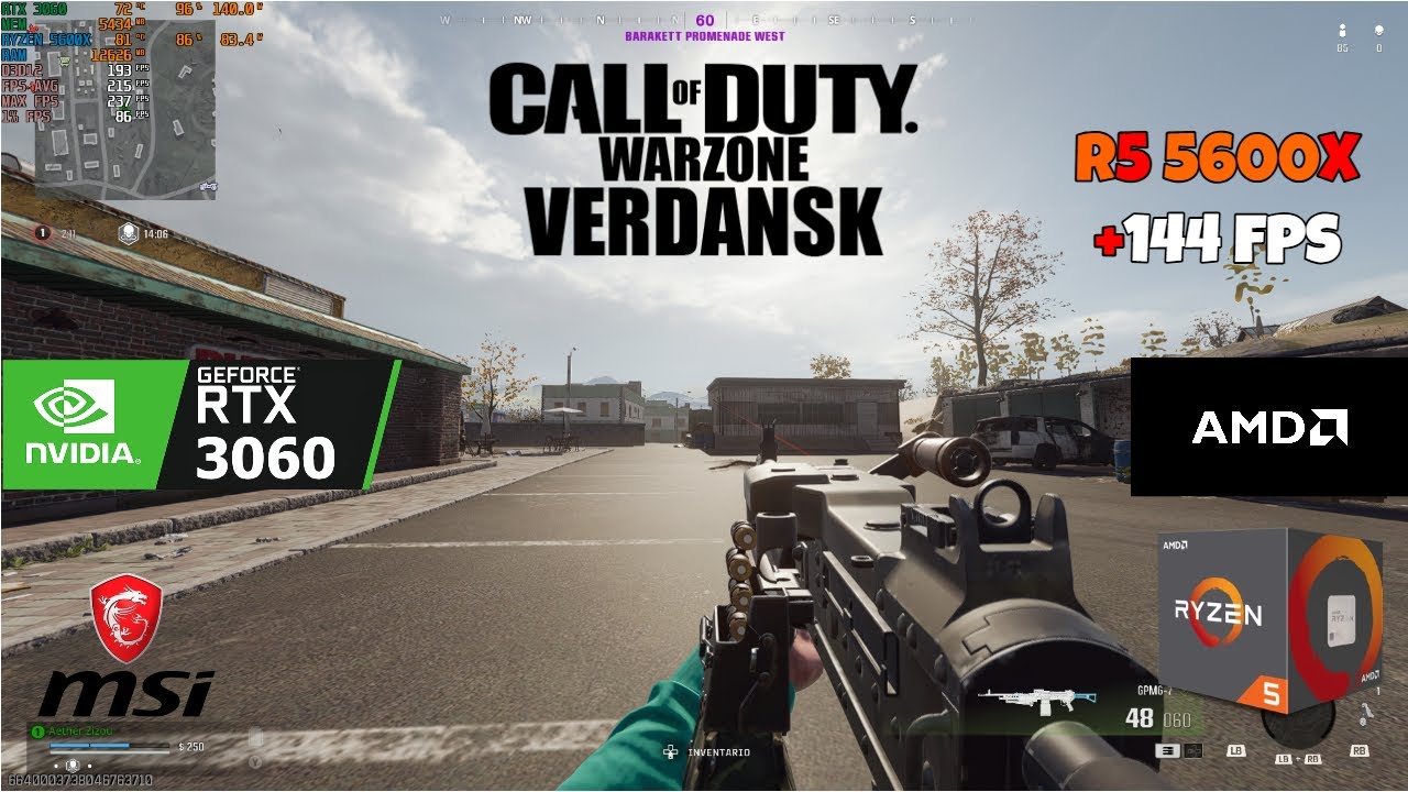 WARZONE VERDANSK en 2025 con RTX 3060 y RYZEN 5600X | GRÁFICOS COMPETITIVOS