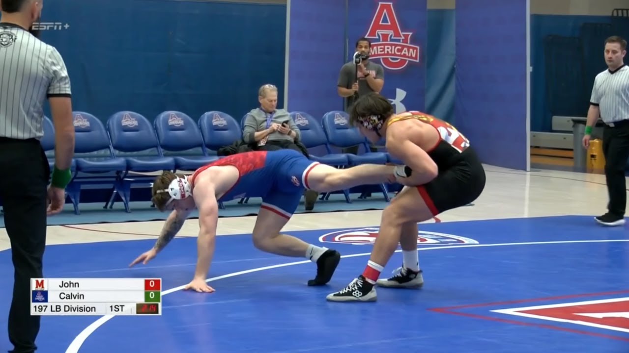 197lbs Branson John (Maryland) vs Teage Calvin (American)