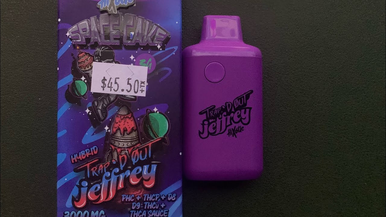 HiXotic Space cake hybrid 3g trap&rsquo;s out jeffrey dispo review