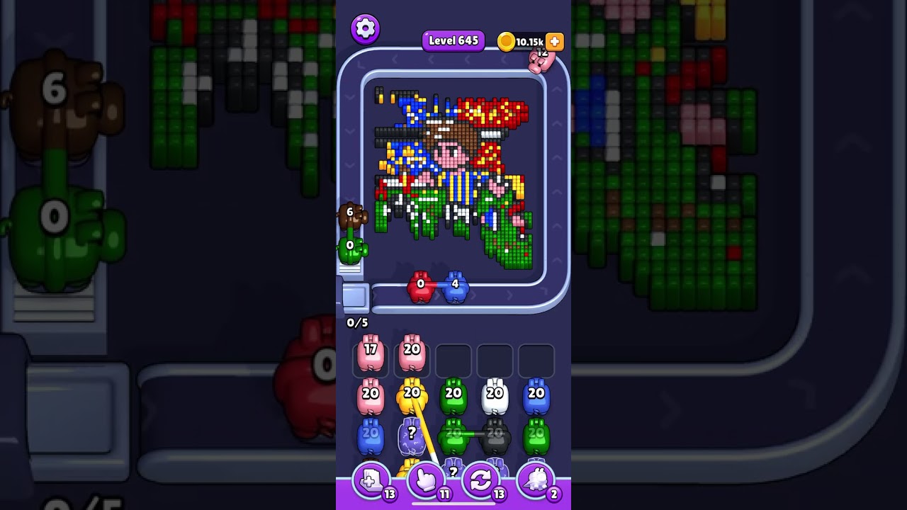 【 Pixel Flow 】Level 645 Fail.11