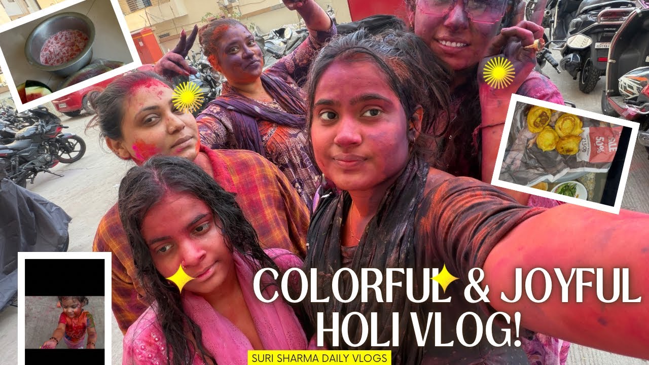 Holi vlog with family and Frind’s #happyholi #shorts  #vadapav #food #shorts #youtubeshorts 2026 
