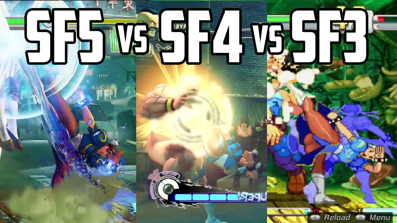 SFV vs SFIV vs SFIII