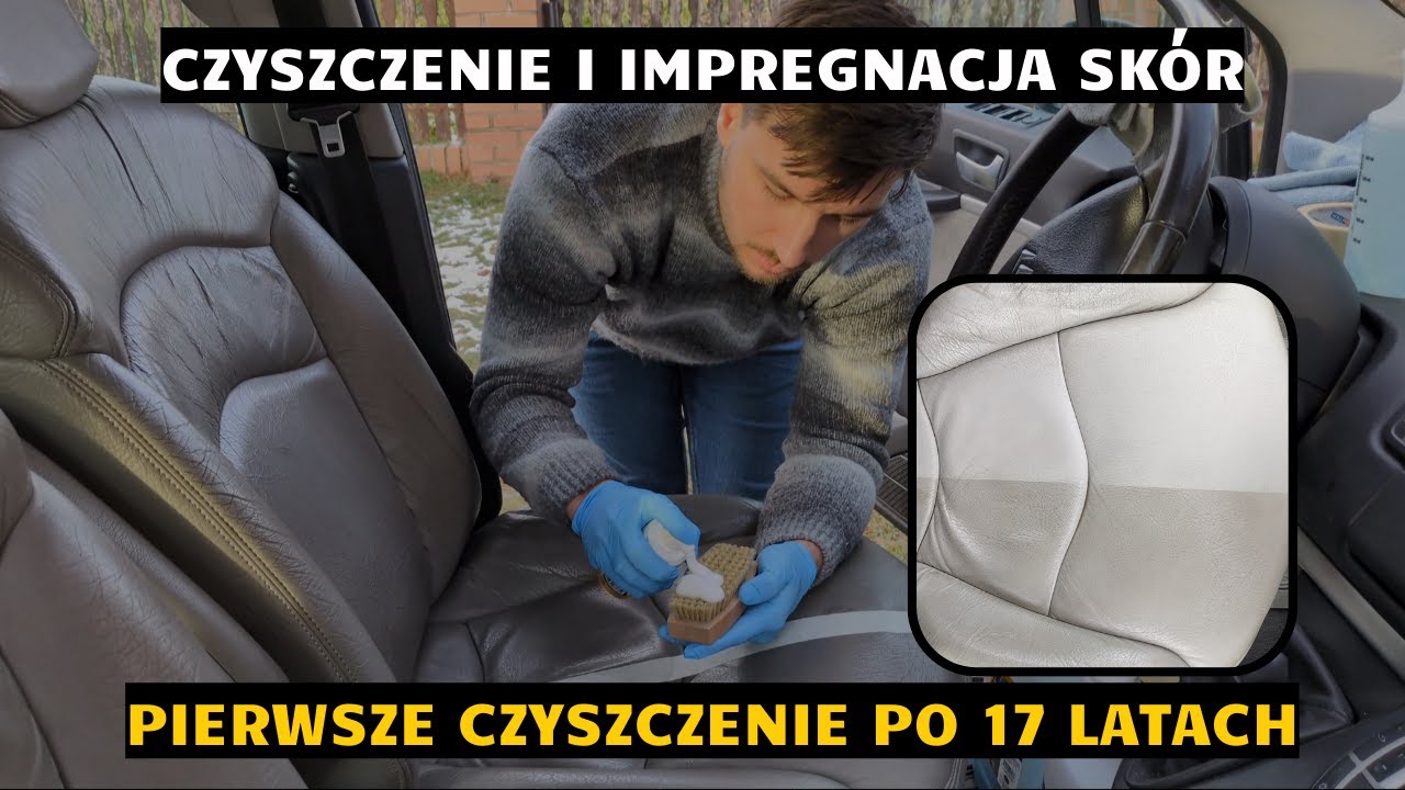Czyszczenie skóry po 17 Latach – OPTIMUM Power Clean i Leather Protectant w Akcji!