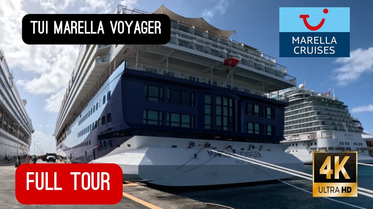 Tui Marella Voyager Cruise Ship Tour All Decks - Marella Cruises 4k