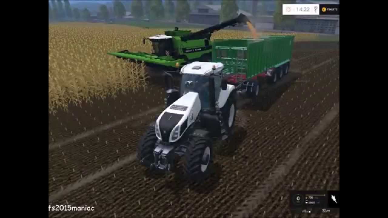 corn harvest-farming simulator 2015-deutz fahr 7545 RTS