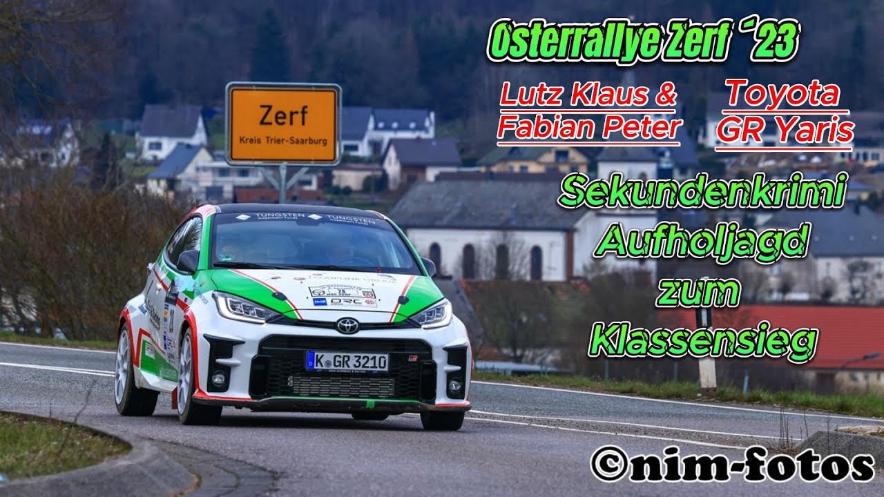 Osterrallye Zerf 2023 - GR Yaris - Onboard Highlights