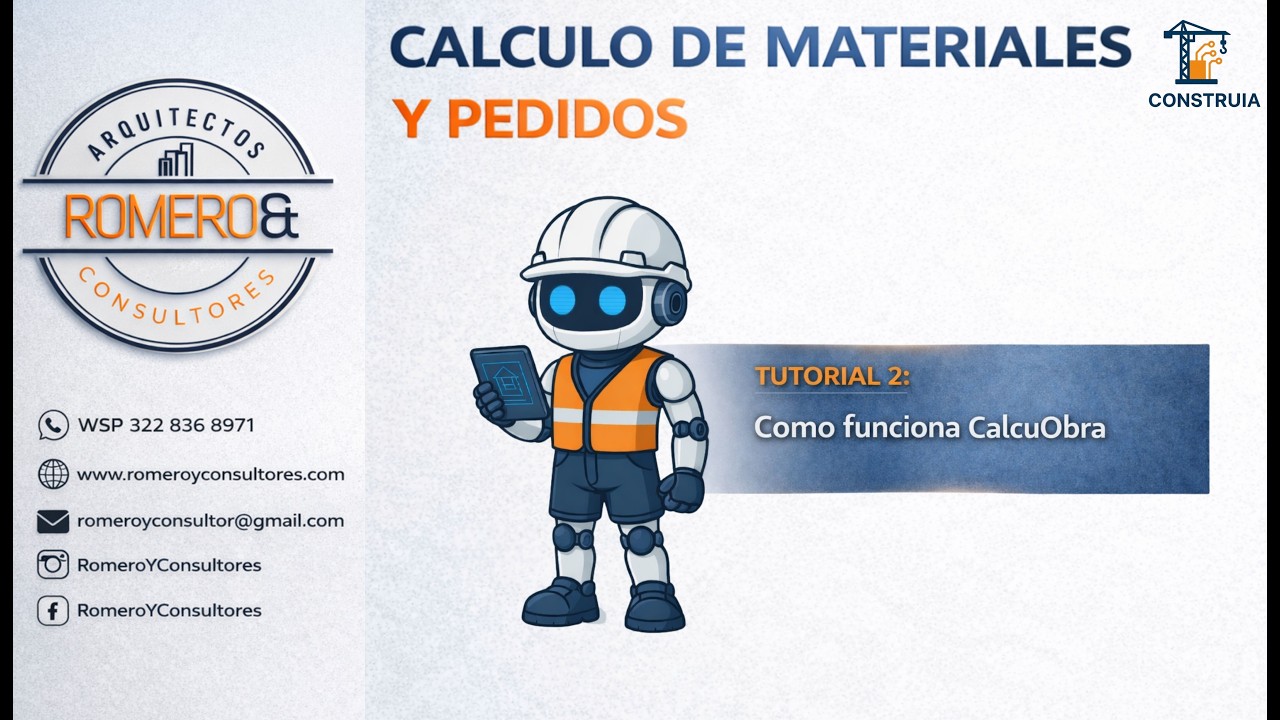 CalcuObra Tutorial 2| Como funciona CalcuObra