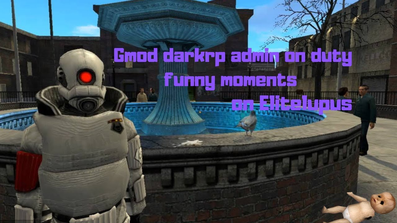 Gmod darkrp admin on duty funny moments on elitelupus