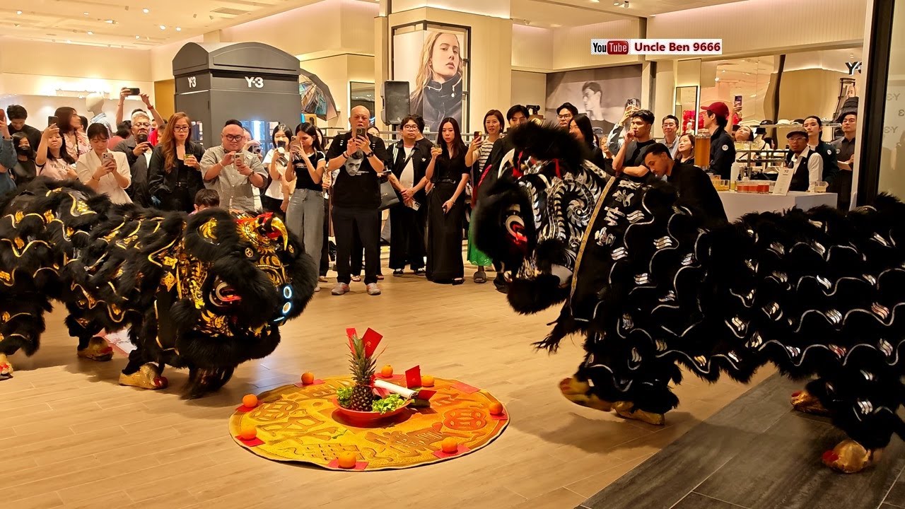 2026 CNY Traditional Lion Dance Performance #Y3 #TheExchangeTRX #雪州安邦玄龍體育會