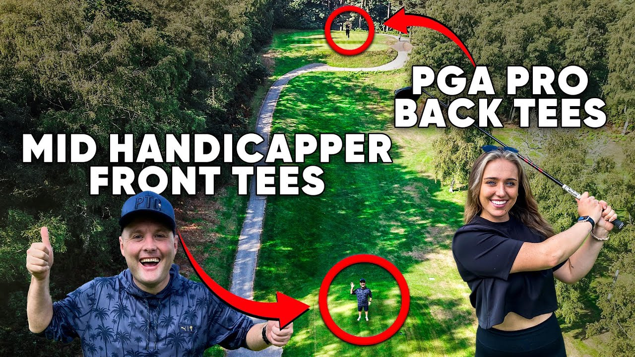 Могу ли я обыграть профессионала PGA, играя на передних ти? | Tubes против Лив Кук 🏌🏼‍♀️🏌️‍♂️