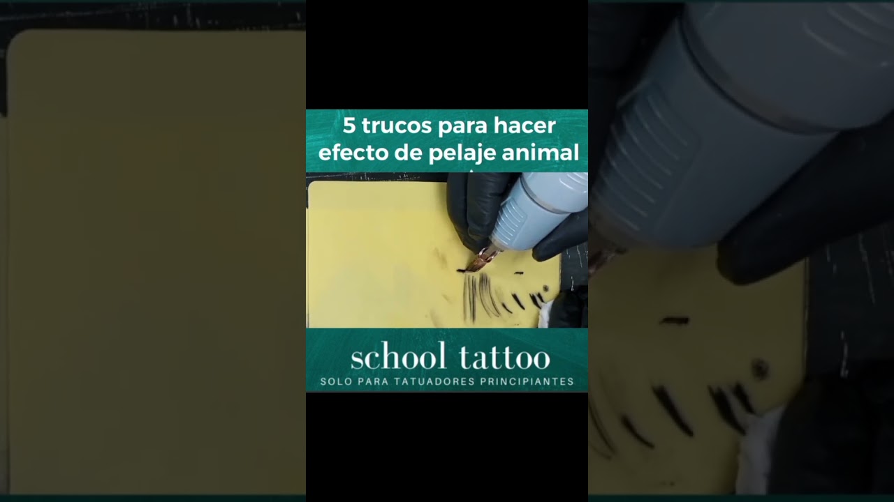 Truco para hacer efecto de pelaje animal