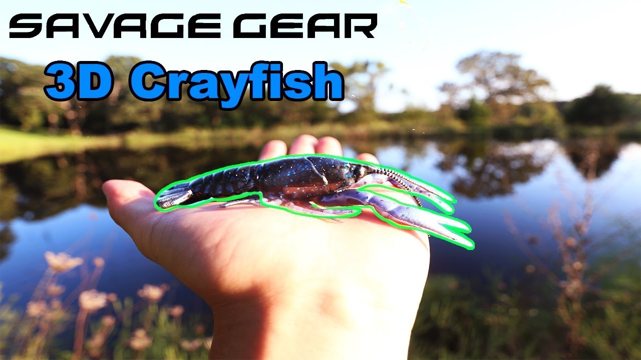 Fishing Super Realistic 3D Crawfish Lure (Savage Gear)