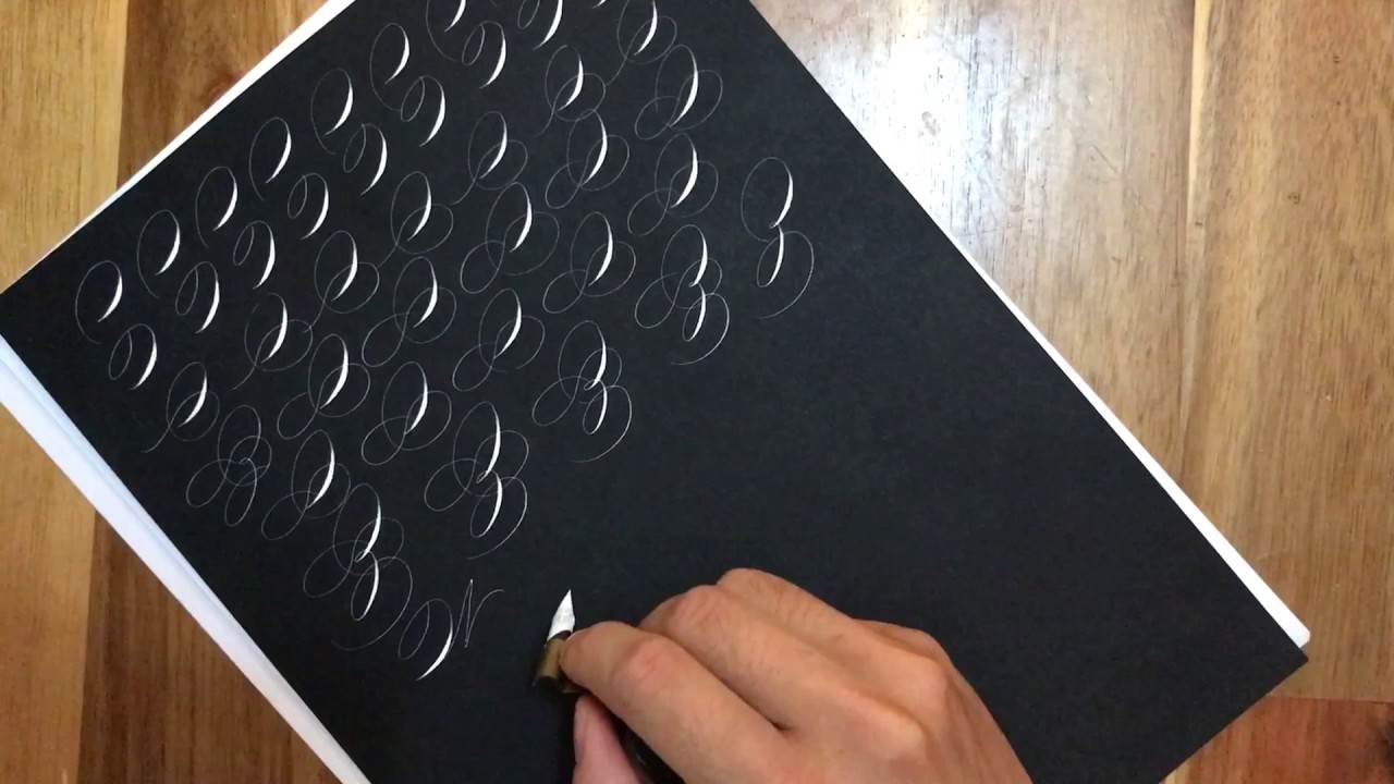 Daily Practice Ornamental Penmanship - Calligraphy by Hoang