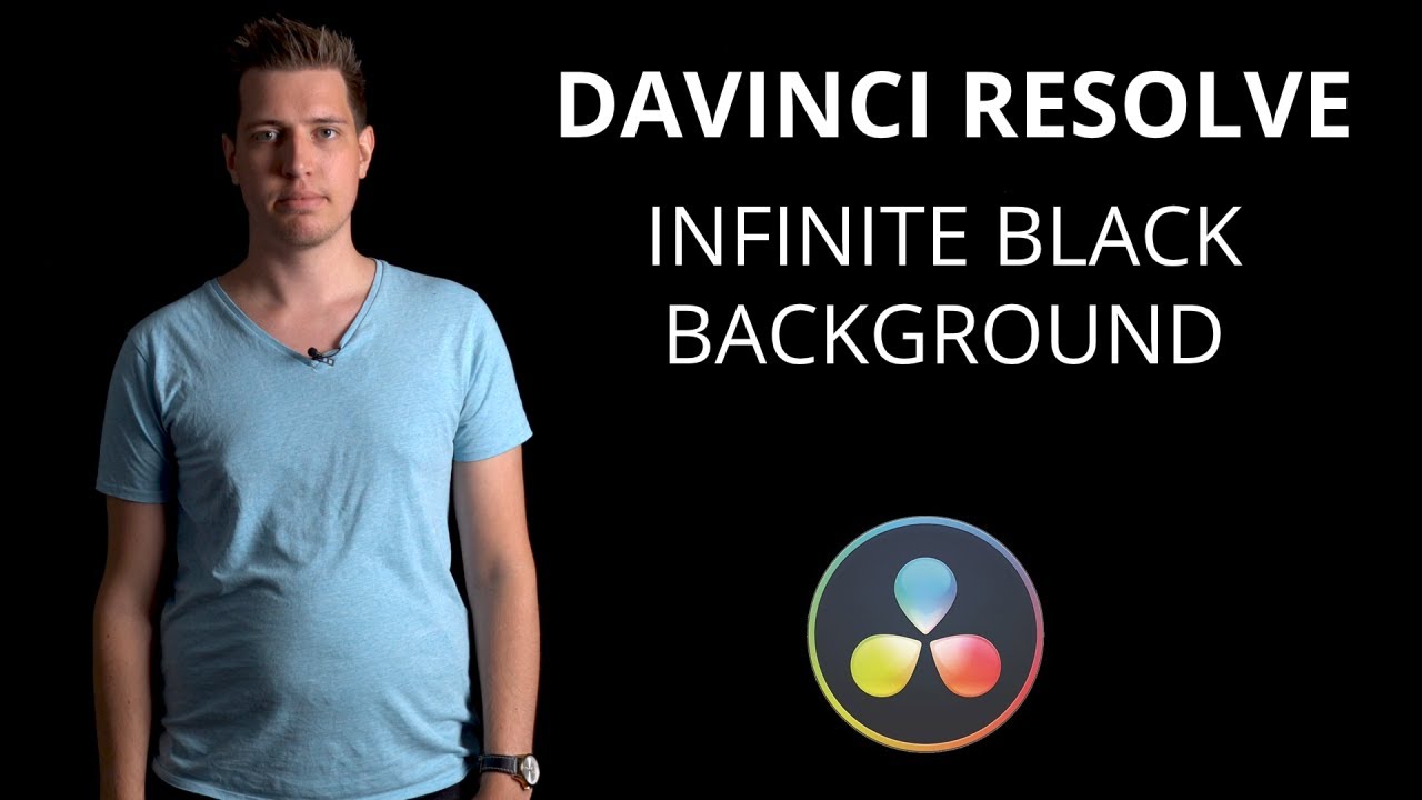 DaVinci Resolve: How to create an infinite black background