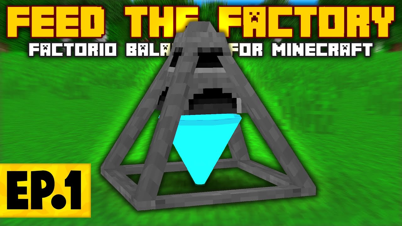 Minecraft Feed The Factory | A NEW TYPE OF MODPACK! #1 [Modded Questing Factory]