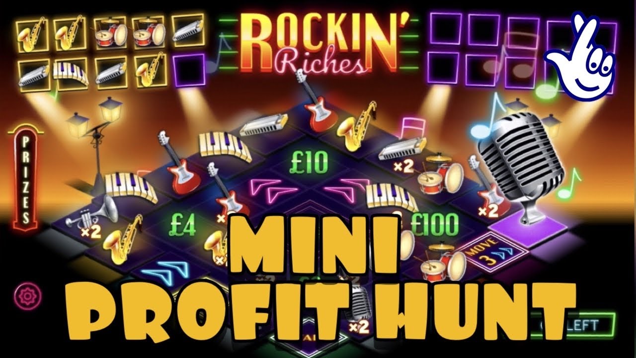 Rockin Riches - Online Instant Wins From The National Lottery 3 x &pound;3 Games 🤞🏻
