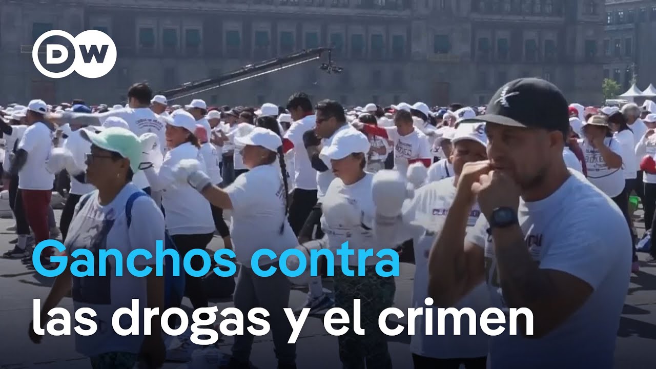 Un millón de personas entrena en el Zócalo de Ciudad de México contra las adicciones y la violencia