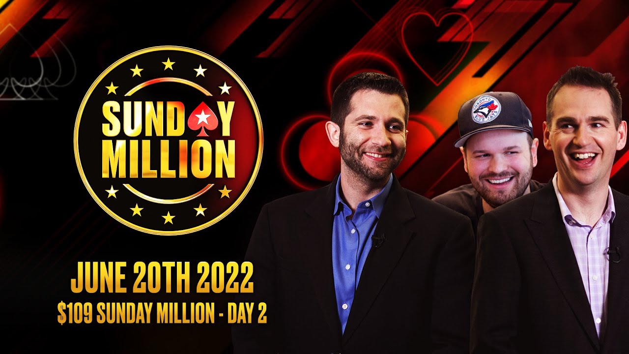$109 SUNDAY MILLION - DAY 2 &spades;️ James, Joe & Griffin &spades;️ PokerStars