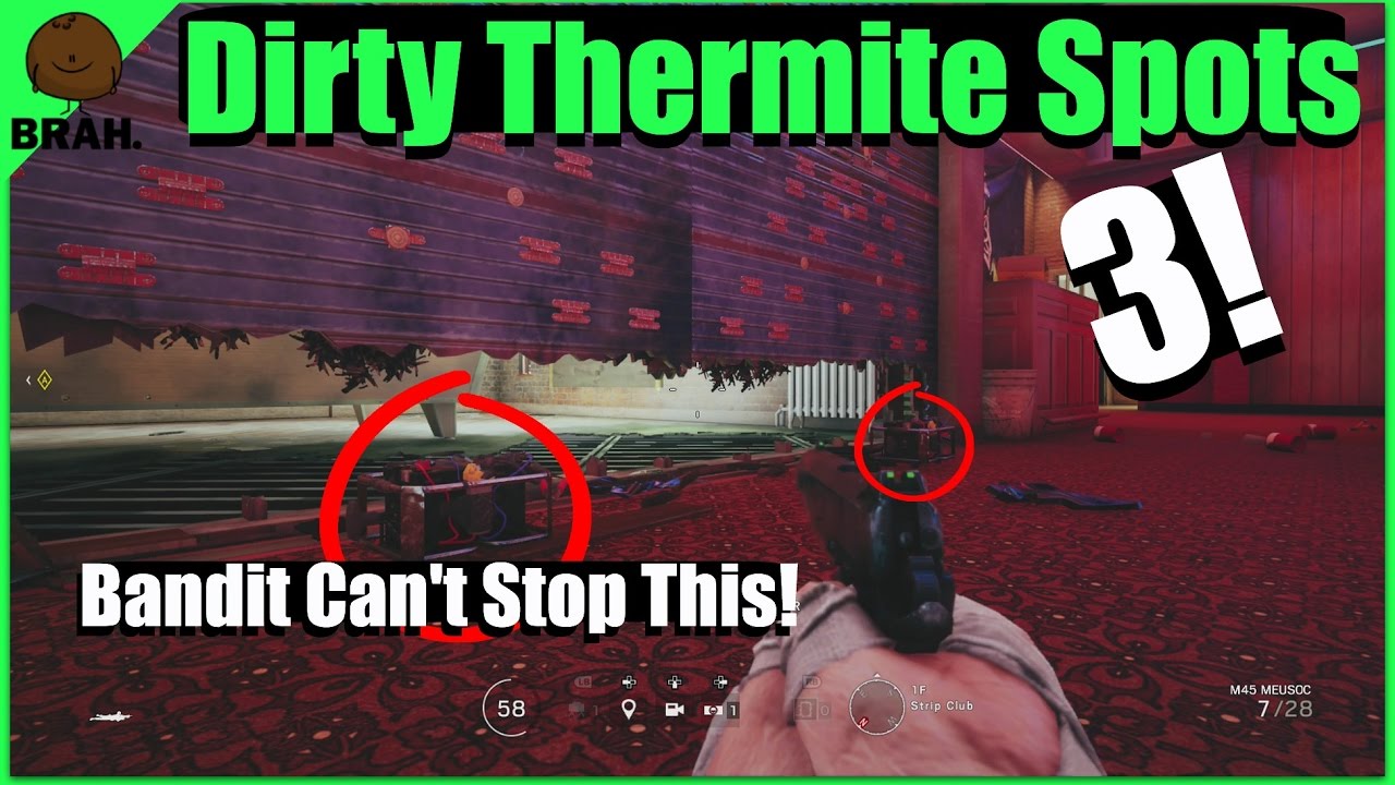 SAVAGE Thermite Breach Locations Part #3 - Rainbow Six Siege