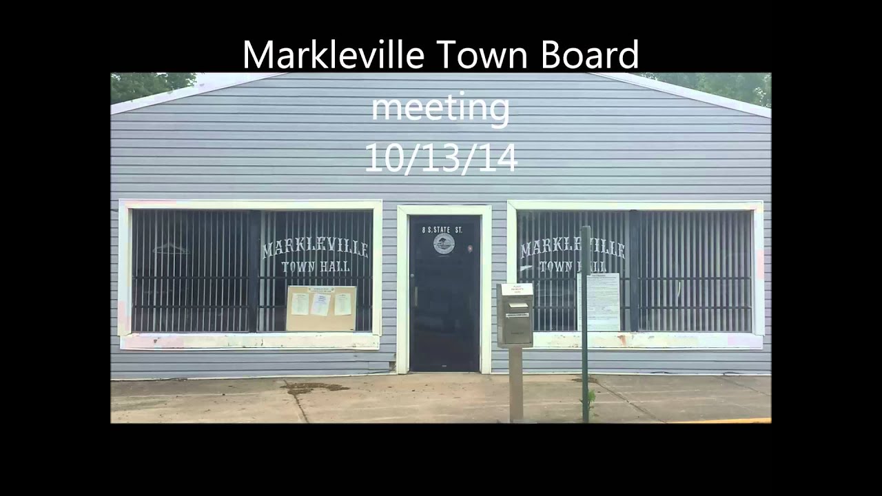10/13/14 Markleville, Indiana. Town Board, Audio.