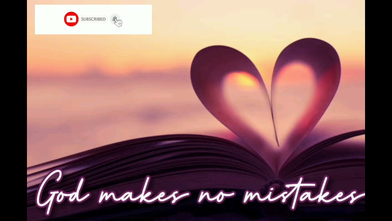 God makes no mistakes Solo Accompaniment lower key