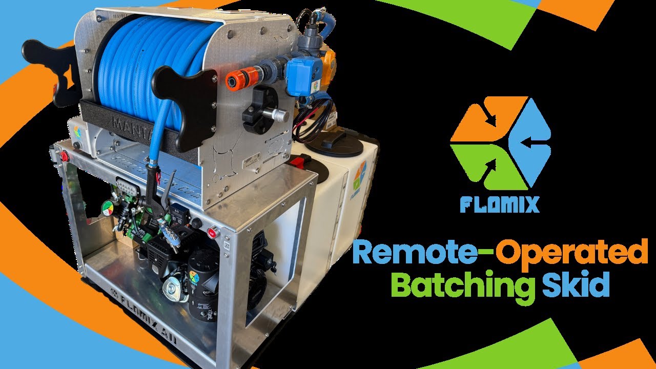 Batching Skid System Remote operated by Flomix Australia