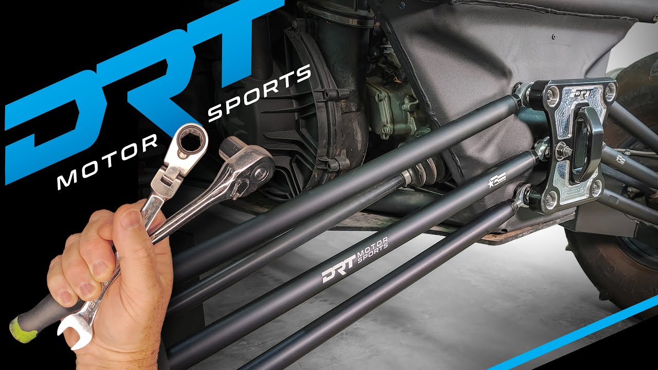 DRT Motorsports Can-Am X3 Billet Aluminum Barrel Radius Rods Installation