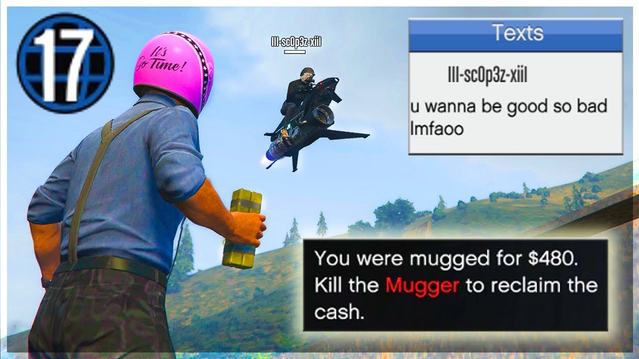 Pretending To Be a Level 17 Noob Can Be So Fun on GTA Online