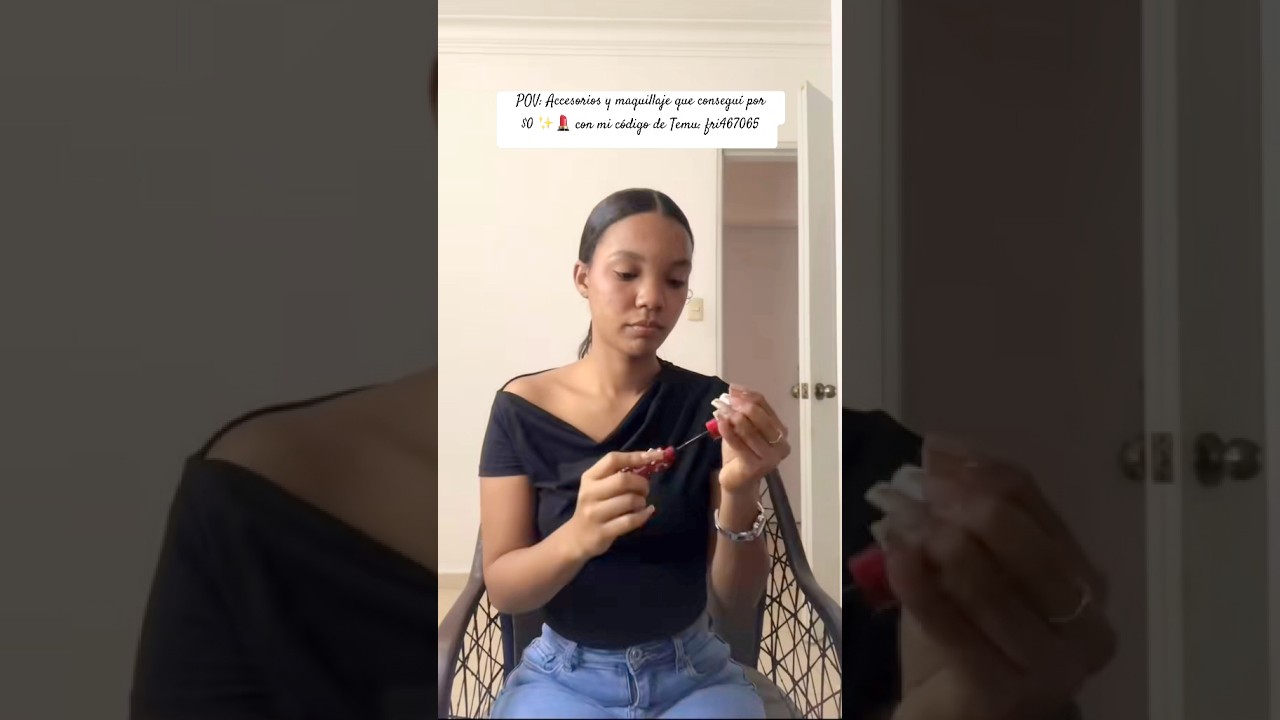 POV: Accesorios y maquillaje de Temu por $0 ✨💄con mi código: fri467065 