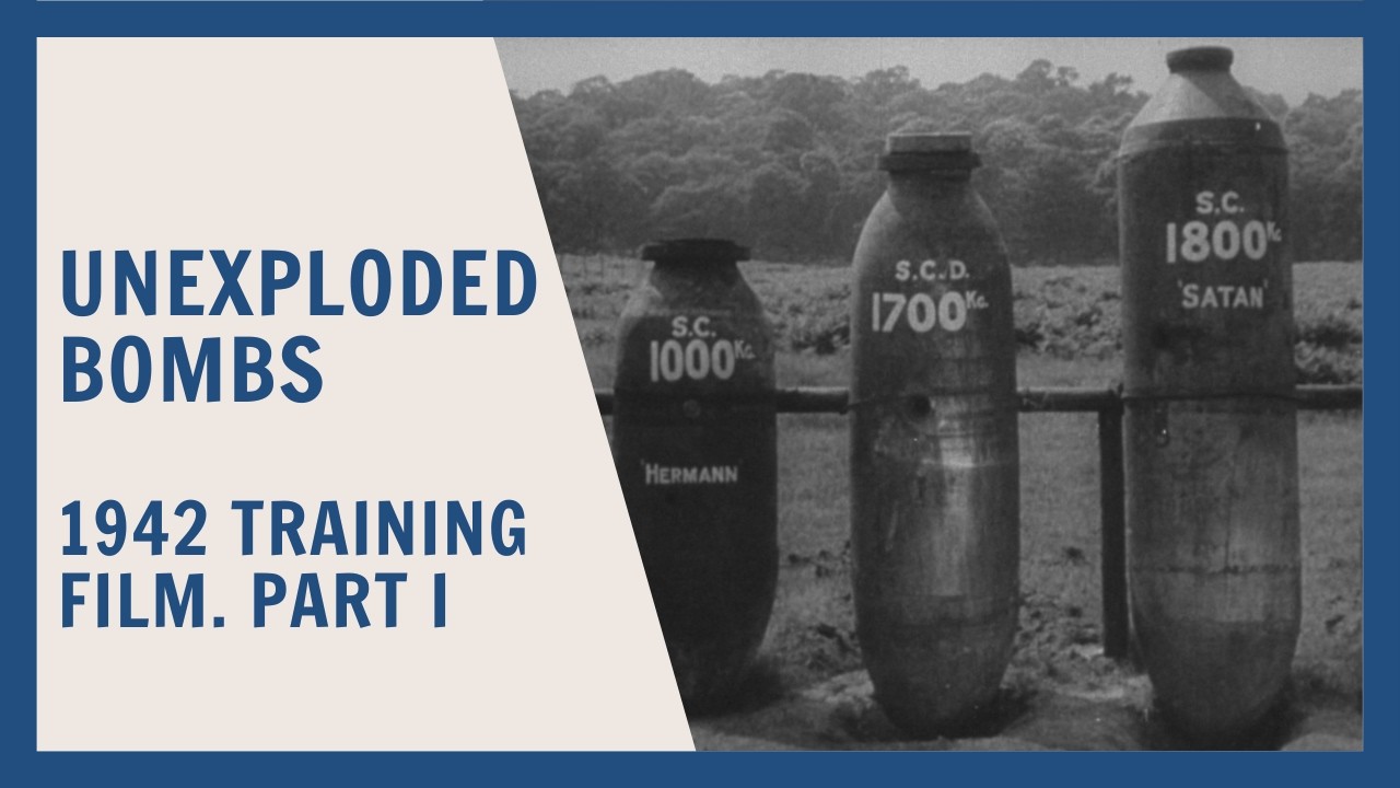 U.X.B. (U.S. Version): 1942 World War II Bomb Disposal Film | Unexploded Bombs | Footage Farm 300600