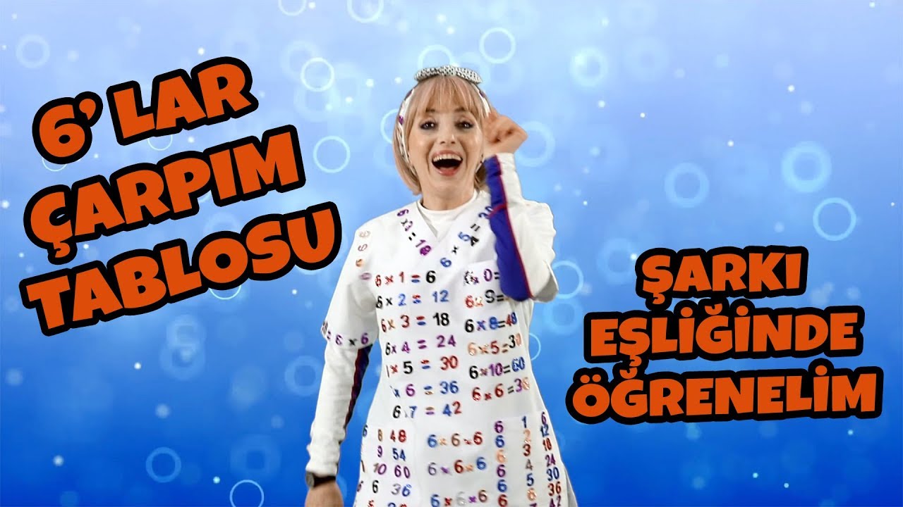 6' lar Çarpım Tablosu Şarkısı | Figoş Abladan Çarpım Tablosu Öğren