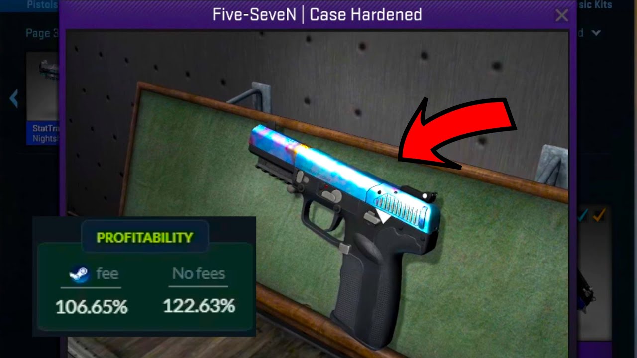 PROFITABLE Five-SeveN Blue Gem Trade Up (0.0003 Float)