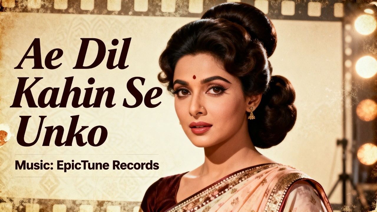 Ae Dil Kahin Se Unko | Old Hindi Romantic Song | Heart Touching 60s-70s Vibe Love Song