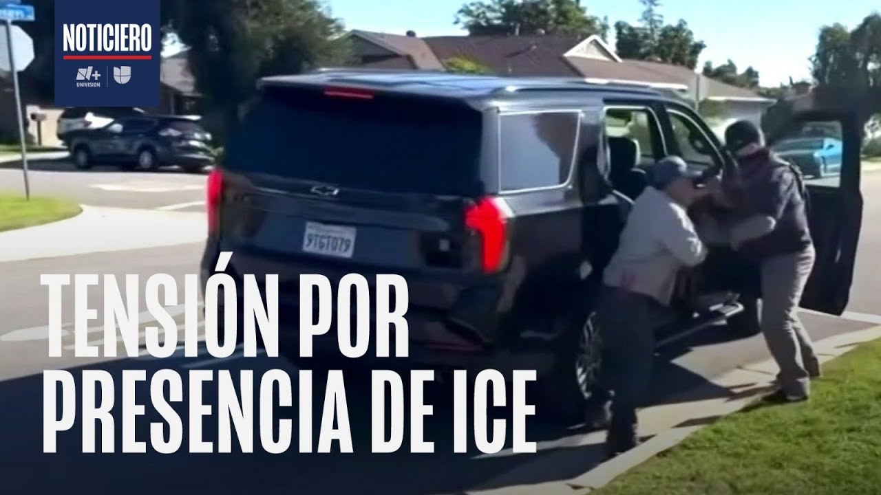 Vecinos impiden a ICE detenci&oacute;n de dos inmigrantes legales en California